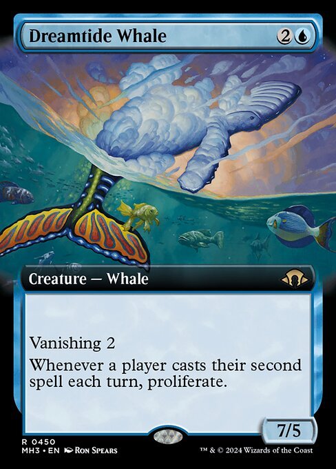 Dreamtide Whale card from MH3 #450