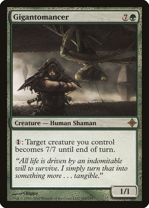 Gigantomancer card from ROE #184