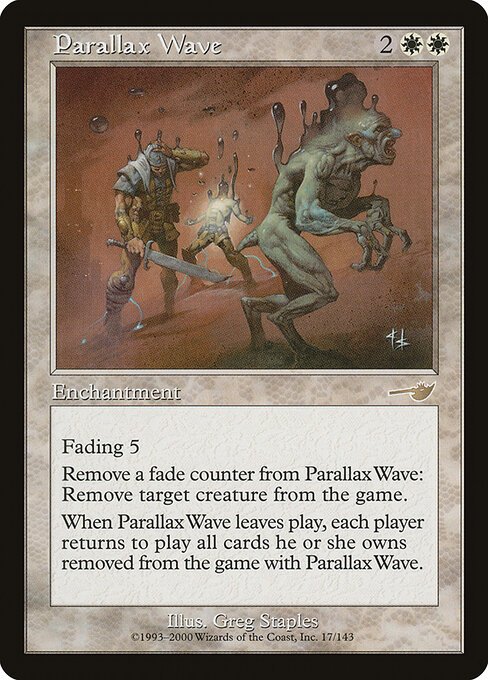 Parallax Wave card from NMS #17