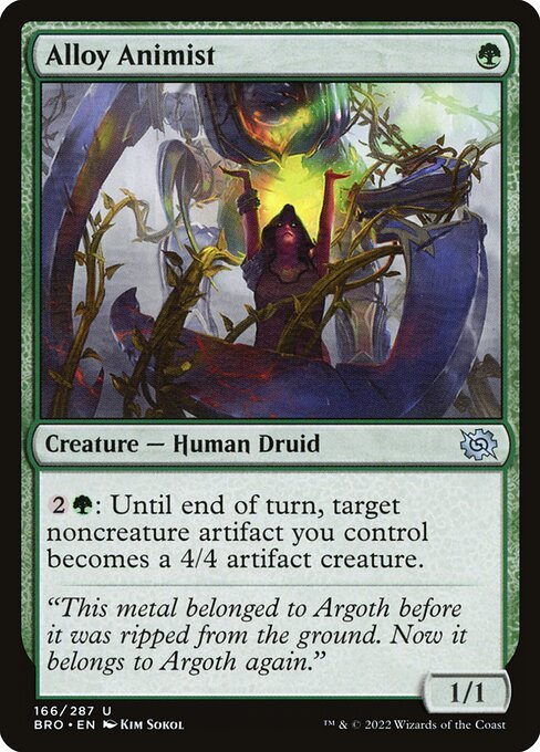Alloy Animist card from BRO #166