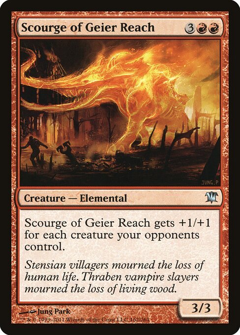 Scourge of Geier Reach card from ISD #162