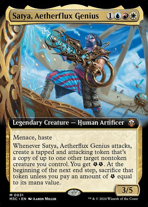 Satya, Aetherflux Genius card from M3C #31