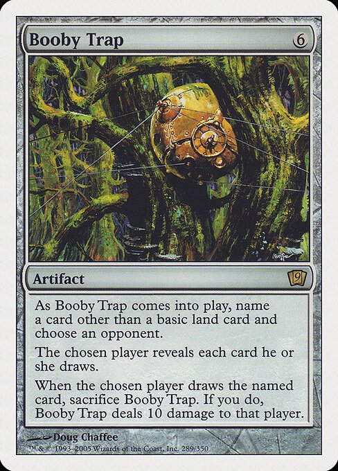 Booby Trap card from 9ED #289