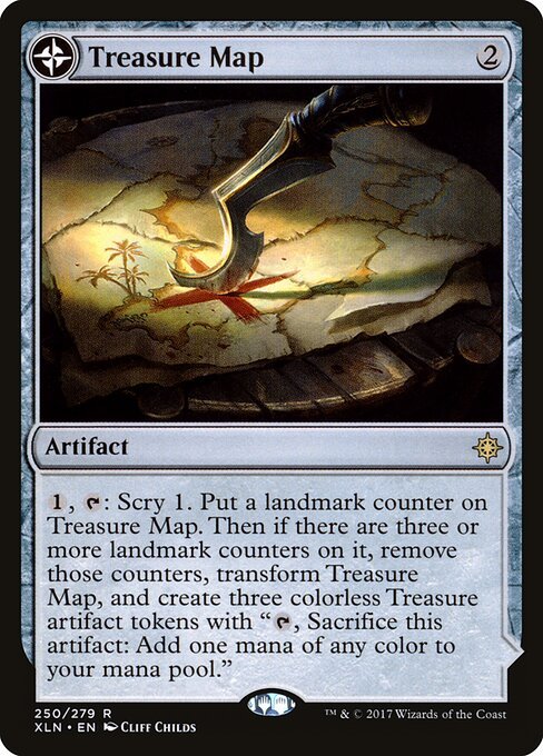 Treasure Map card from XLN #250