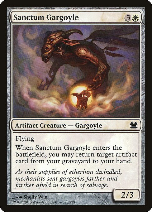 Sanctum Gargoyle card from MMA #28