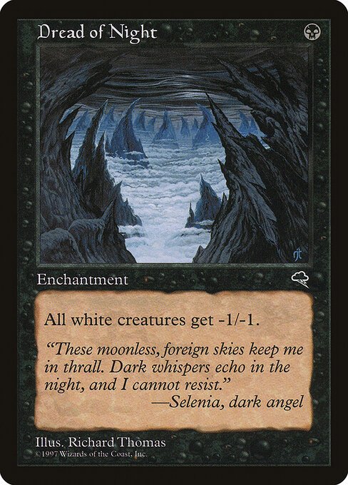 Dread of Night card from TMP #130