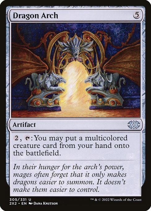 Dragon Arch card from 2X2 #305