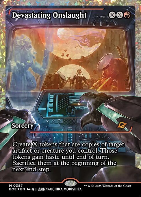 Devastating Onslaught card from EOE #387