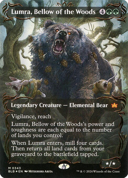 Lumra, Bellow of the Woods card from BLB #343