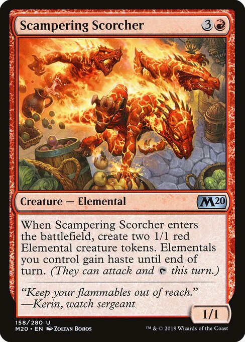 Scampering Scorcher card from M20 #158