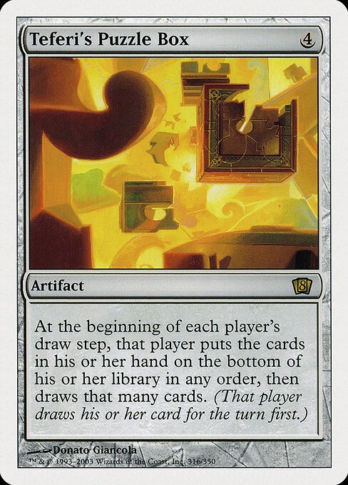 Teferi's Puzzle Box card from 8ED #316