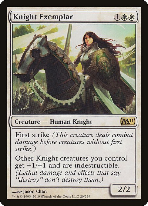 Knight Exemplar card from M11 #20