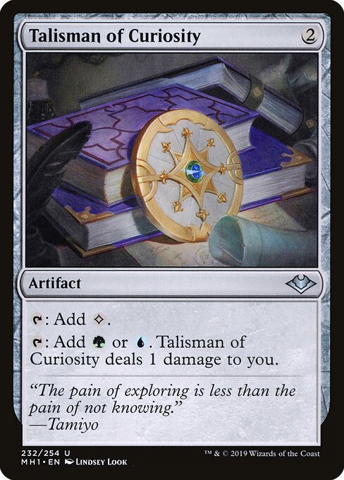 Talisman of Curiosity card from MH1 #232