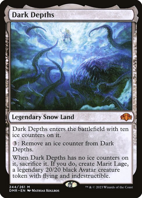 Dark Depths card from DMR #244