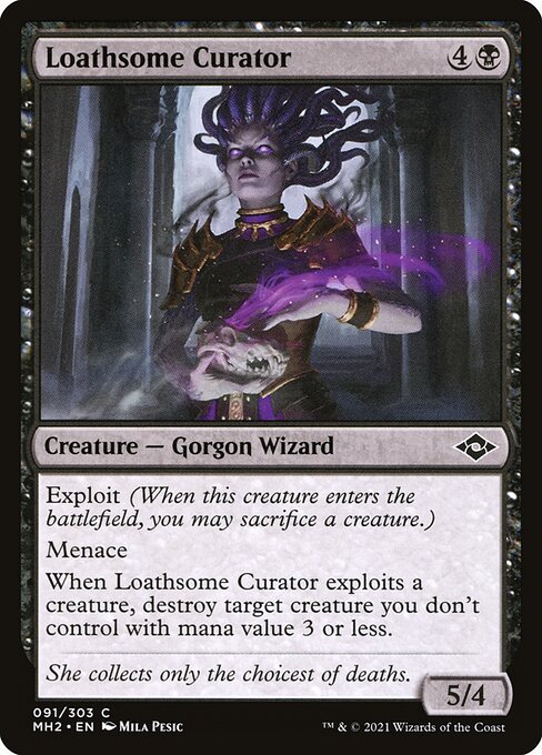Loathsome Curator card from MH2 #91