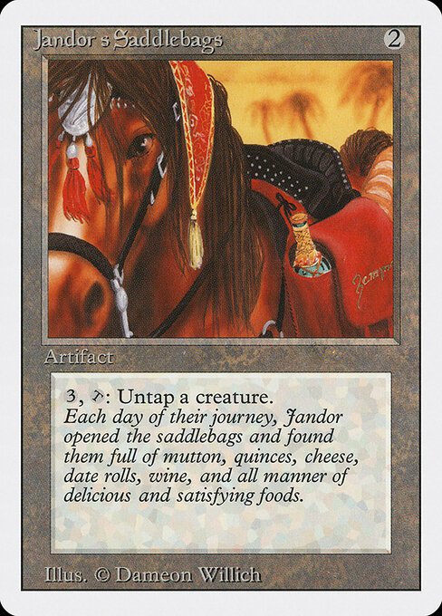 Jandor's Saddlebags card from 3ED #product-1464