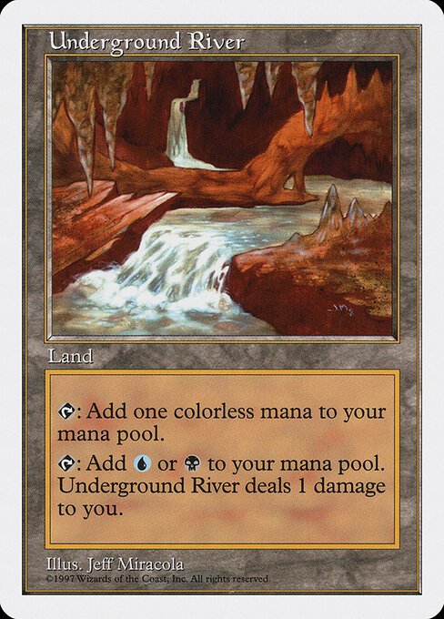 Underground River card from 5ED #product-2417