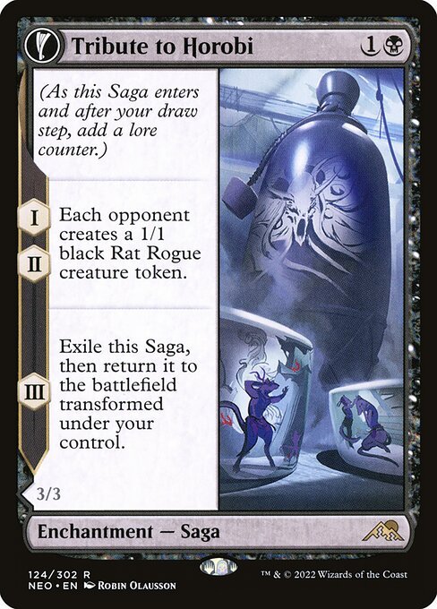 Tribute to Horobi card from NEO #124