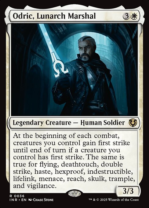 Odric, Lunarch Marshal card from INR #36
