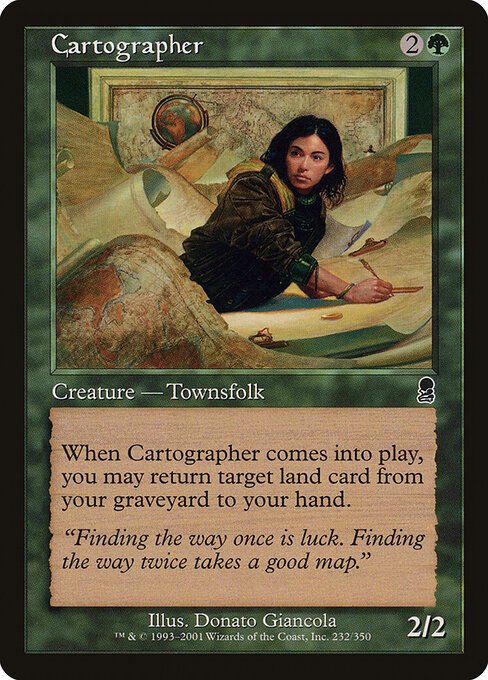 Cartographer card from ODY #232