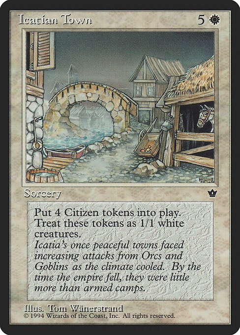 Icatian Town card from FEM #product-3703