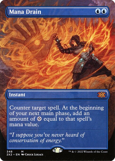 Mana Drain card from 2X2 #348