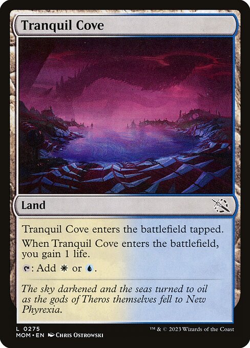 Tranquil Cove card from MOM #275