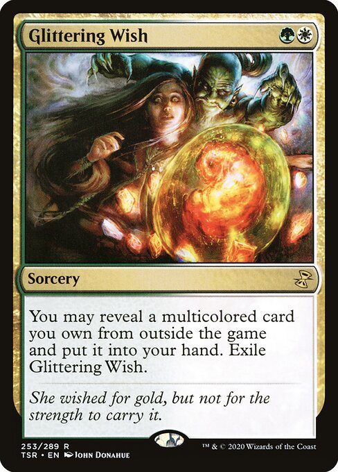 Glittering Wish card from TSR #253