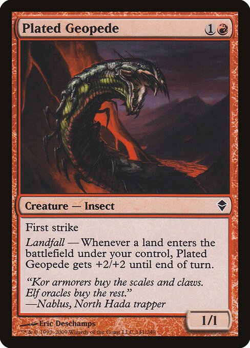 Plated Geopede card from ZEN #141