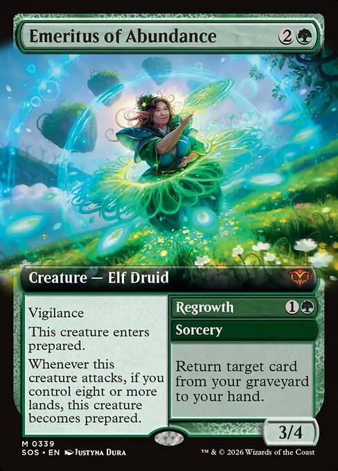 Emeritus of Abundance card from SOS #339