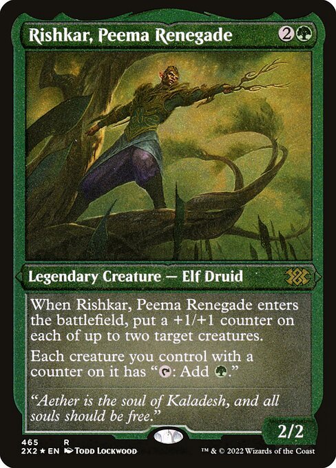 Rishkar, Peema Renegade card from 2X2 #465