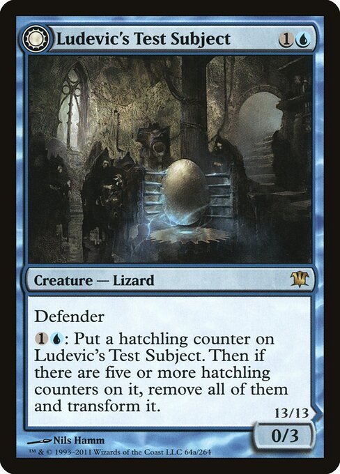 Ludevic's Test Subject card from ISD #64