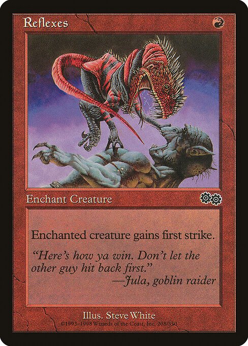 Reflexes card from USG #208