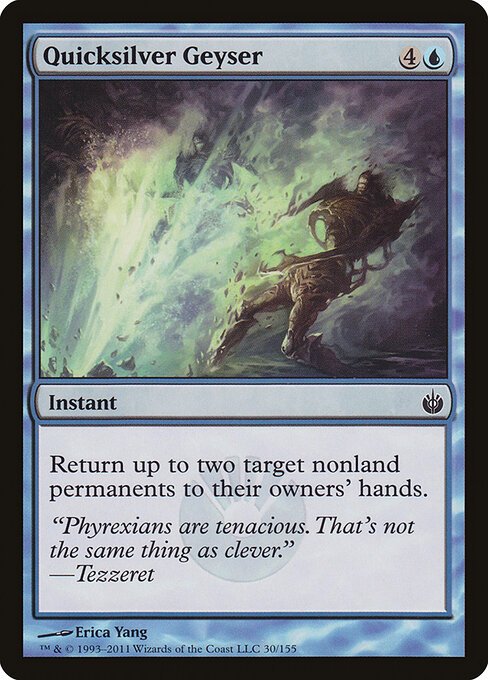 Quicksilver Geyser card from MBS #30