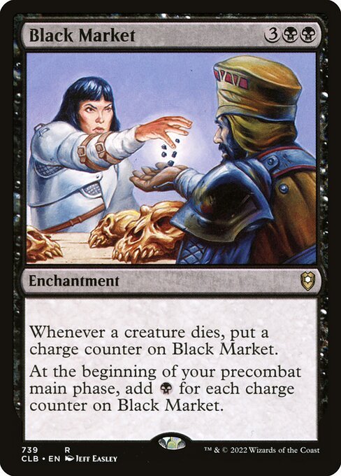 Black Market card from CLB #739
