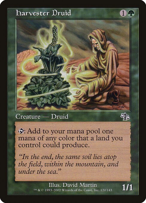 Harvester Druid card from JUD #120