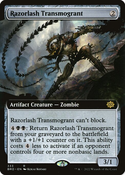 Razorlash Transmogrant card from BRO #333