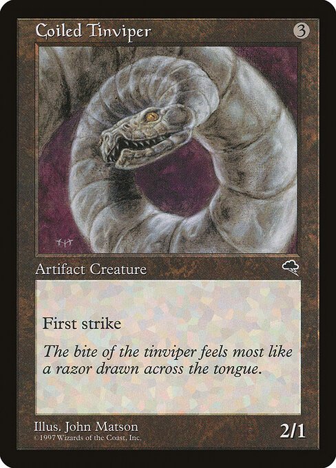 Coiled Tinviper card from TMP #279
