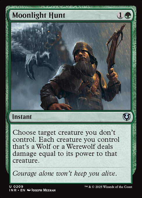 Moonlight Hunt card from INR #209