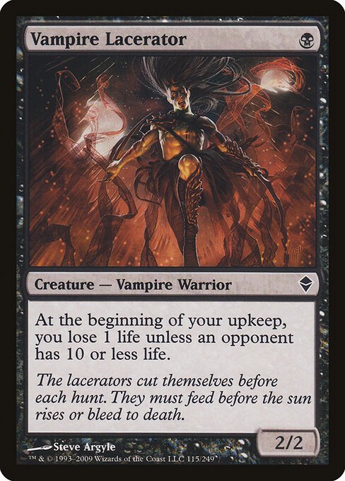 Vampire Lacerator card from ZEN #115