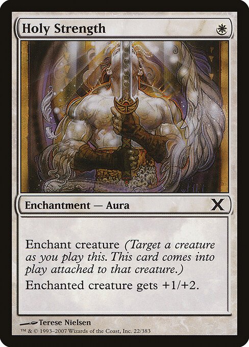 Holy Strength card from 10E #22