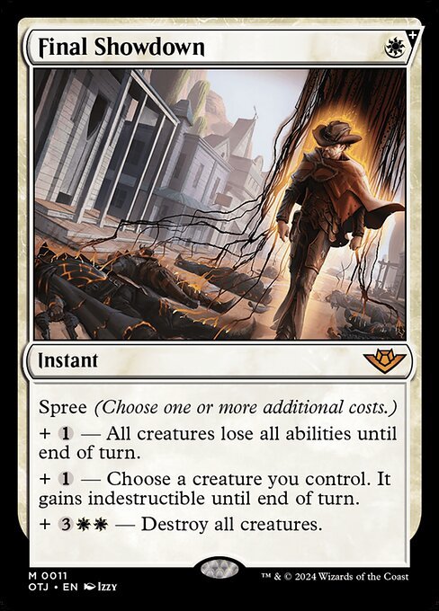 Final Showdown card from OTJ #11