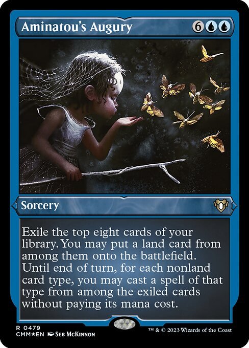 Aminatou's Augury card from CMM #479