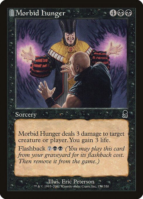 Morbid Hunger card from ODY #150