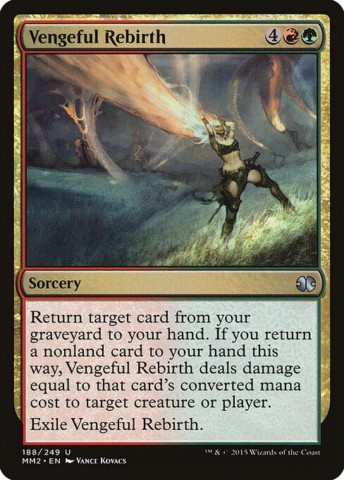 Vengeful Rebirth card from MM2 #188