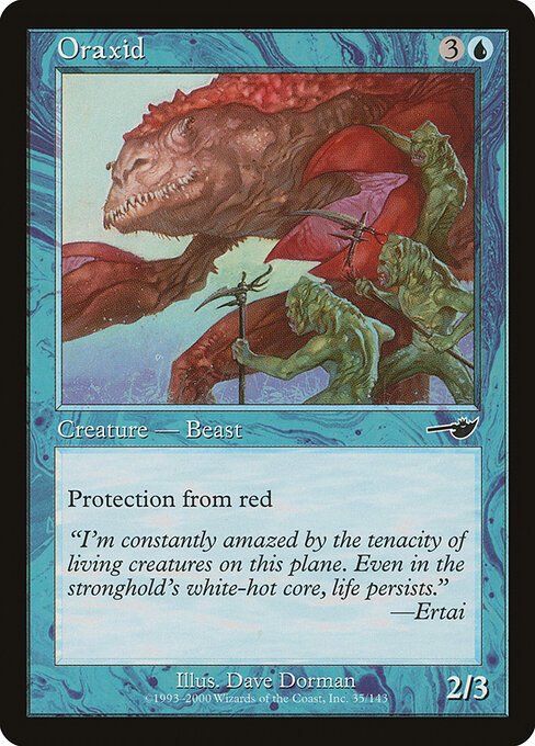 Oraxid card from NMS #35