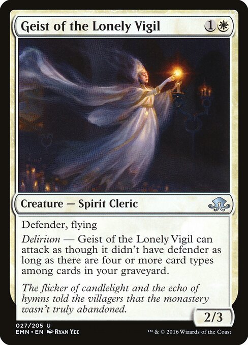 Geist of the Lonely Vigil card from EMN #27