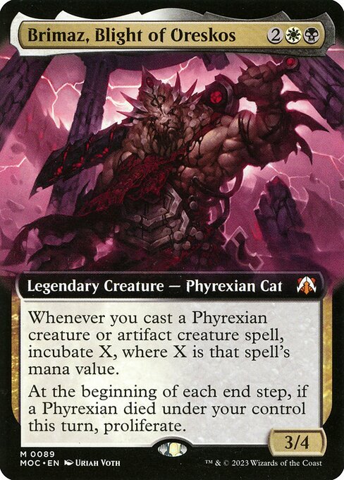 Brimaz, Blight of Oreskos card from MOC #89