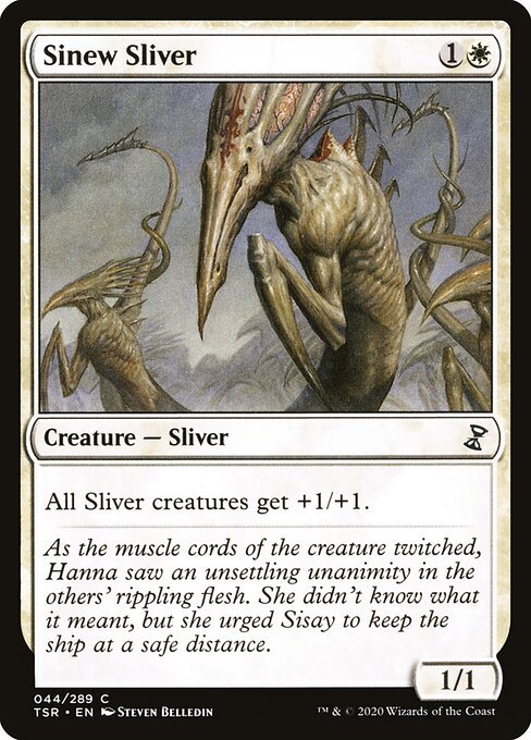 Sinew Sliver card from TSR #44