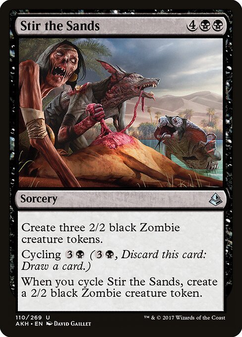Stir the Sands card from AKH #110